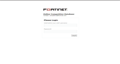 Desktop Screenshot of competitive.myfortinet.com